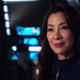 Michelle Yeoh as Captain Georgiou.